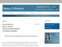 Tablet Screenshot of barrywinston.com